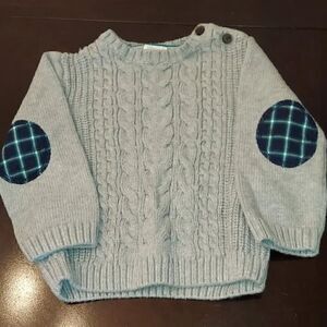 Gymboree Gray Cable Knit Sweater Sz 18-24M